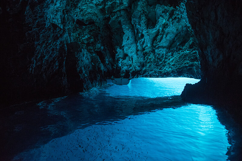 blue cave at Biševo island